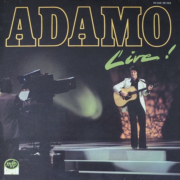 Cover Adamo - Live! (LP, RE) Schallplatten Ankauf
