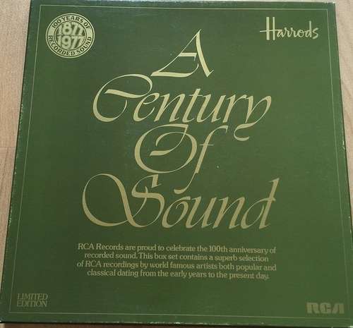 Cover Various - A Century Of Sound  (LP, Comp, Ltd, Num + Box) Schallplatten Ankauf
