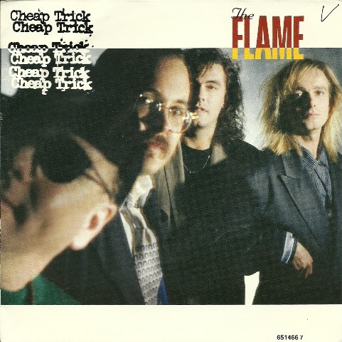Cover Cheap Trick - The Flame (7, Single) Schallplatten Ankauf