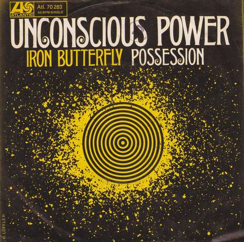 Cover Iron Butterfly - Unconscious Power (7, Single) Schallplatten Ankauf