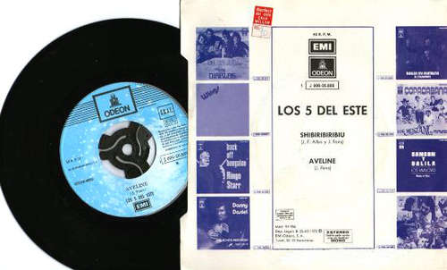 Cover Los 5 Del Este - Shibiribiribiu (7, Single) Schallplatten Ankauf