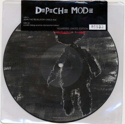 Cover Depeche Mode - John The Revelator (UNKLE Dub) / Lilian (Robag Wruhme Slomoschen Kikker) (7, Single, Ltd, Num, Pic) Schallplatten Ankauf
