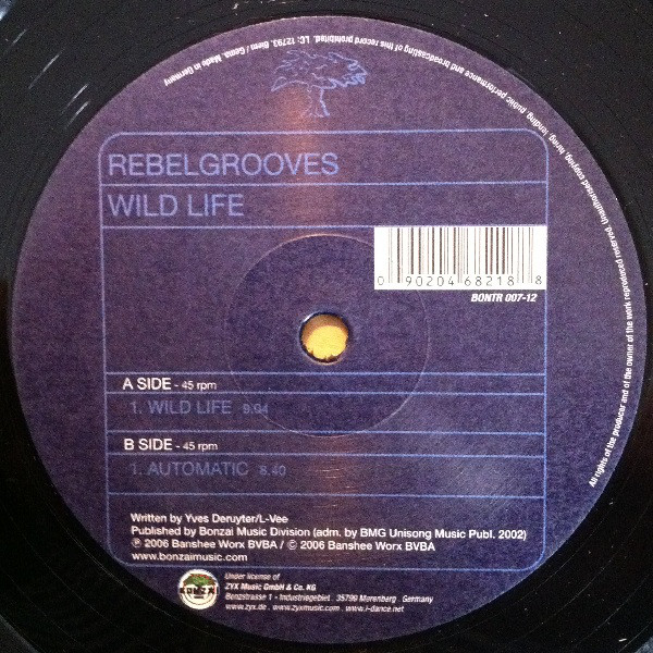 Cover Rebelgrooves - Wild Life / Automatic (12) Schallplatten Ankauf