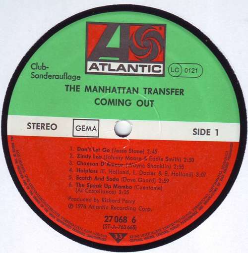 Bild The Manhattan Transfer - Coming Out (LP, Album, Club) Schallplatten Ankauf