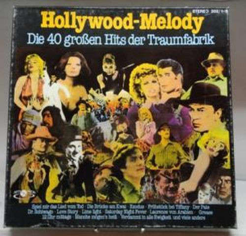 Cover Various - Hollywood - Melody  (Die 40 Großen Hits Der Traumfabrik) (3xLP, Comp, Box) Schallplatten Ankauf