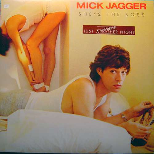 Cover Mick Jagger - She's The Boss (LP, Album, RE, Red) Schallplatten Ankauf