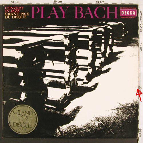 Cover Jacques Loussier - Christian Garros - Pierre Michelot - Concert In Jazz - Play Bach (LP, Mono, Club) Schallplatten Ankauf