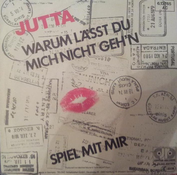 Cover Jutta (5) - Warum Lässt Du Mich Nicht Geh'n (7, Single) Schallplatten Ankauf
