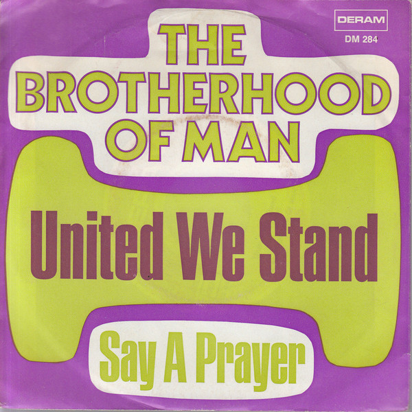 Cover Brotherhood Of Man - United We Stand / Say A Prayer (7, Single) Schallplatten Ankauf