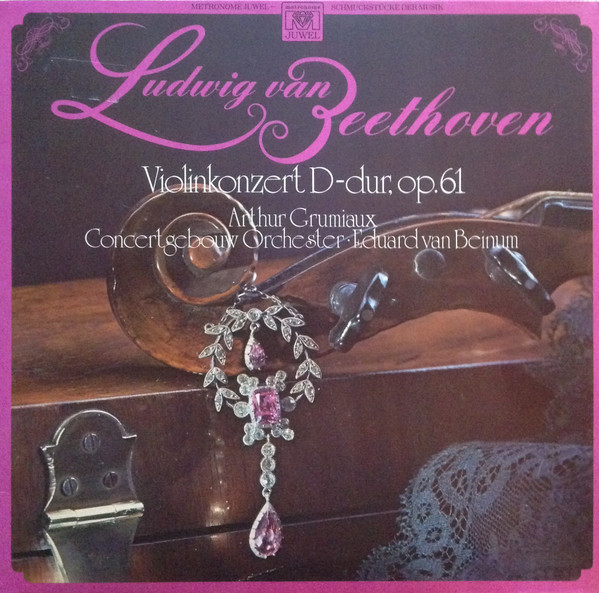 Bild Beethoven*, Arthur Grumiaux, Concertgebouw-Orchester*, Eduard Van Beinum - Violinkonzert D-dur, Op. 61 (LP) Schallplatten Ankauf