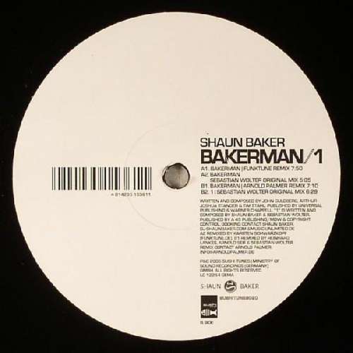 Cover Shaun Baker - Bakerman / 1 (12) Schallplatten Ankauf