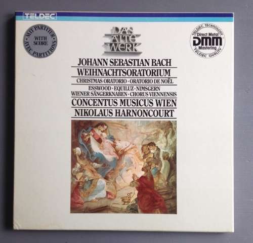 Cover Johann Sebastian Bach, Nikolaus Harnoncourt, Concentus Musicus Wien - Weihnachtsoratorium (3xLP + Box) Schallplatten Ankauf