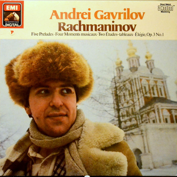 Cover Rachmaninov*, Andrei Gavrilov - Piano Music: Five Preludes - Four Moments Musicaux - Two Études-Tableaux - Élégie, Op. 3 No. 1 (LP, Album, DMM) Schallplatten Ankauf