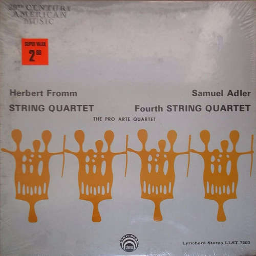Cover Herbert Fromm / Samuel Adler, The Pro Arte Quartet* - String Quartet / Fourth String Quartet (LP) Schallplatten Ankauf