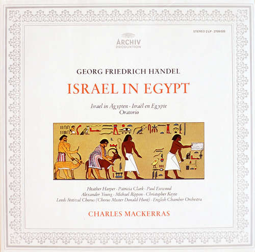 Cover Georg Friedrich Händel, English Chamber Orchestra, Charles Mackerras* - Israel In Egypt (2xLP, RP, Gat) Schallplatten Ankauf