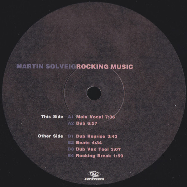Cover Martin Solveig - Rocking Music (12) Schallplatten Ankauf