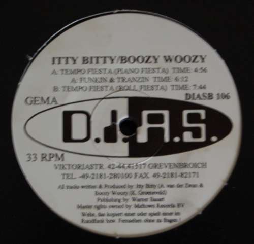Cover Itty Bitty Boozy Woozy - Tempo Fiesta (Party Time) (12) Schallplatten Ankauf