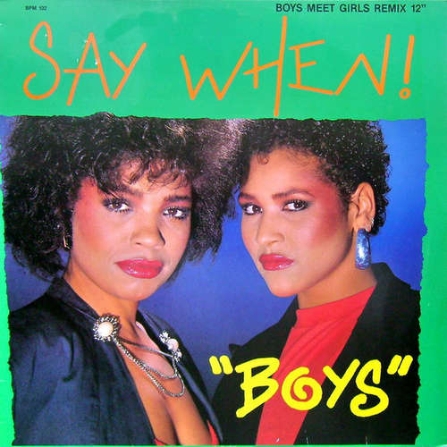 Cover Say When! - Boys (12) Schallplatten Ankauf