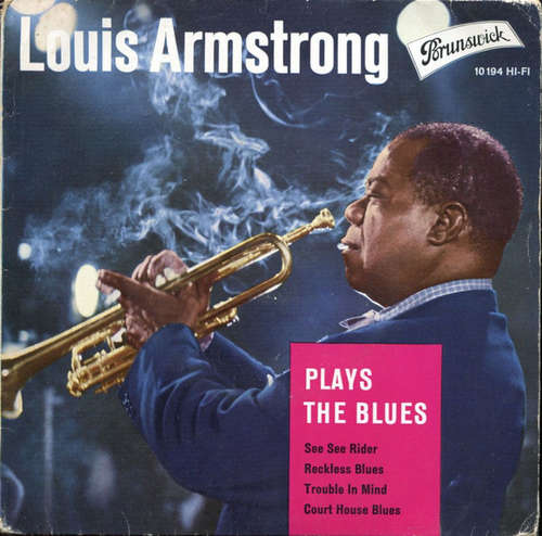 Cover Louis Armstrong - Plays The Blues (7, EP) Schallplatten Ankauf