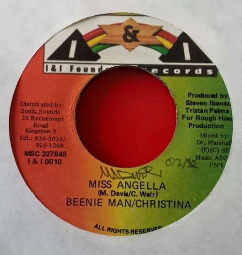 Cover Beenie Man / Christina (12) - Miss Angella (7) Schallplatten Ankauf