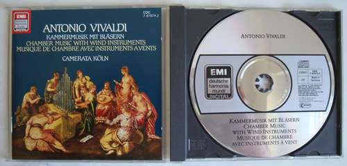 Cover Antonio Vivaldi, Camerata Köln - Kammermusik Mit Bläsern (Chamber Music With Wind Instruments, Musique De Chambre Avec Instruments Avents) (CD, Album) Schallplatten Ankauf