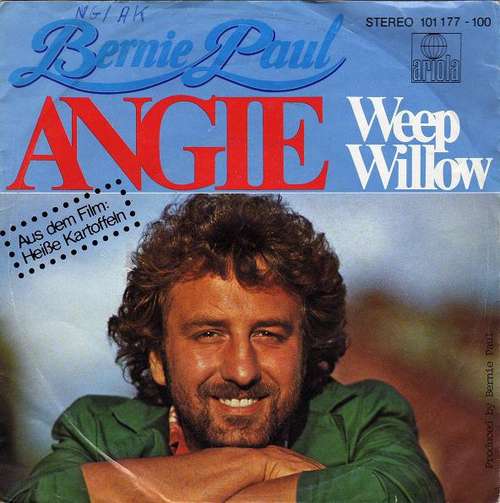 Cover Bernie Paul - Angie (7, Single) Schallplatten Ankauf