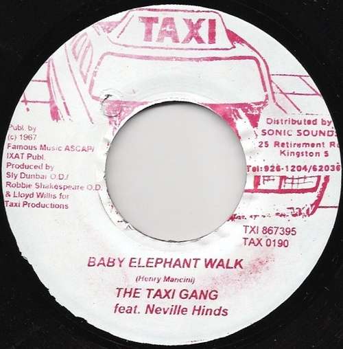 Cover The Taxi Gang Feat Neville Hinds - Baby Elephant Walk (7) Schallplatten Ankauf