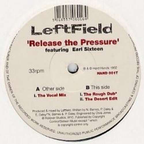 Cover LeftField Featuring Earl Sixteen - Release The Pressure (12) Schallplatten Ankauf