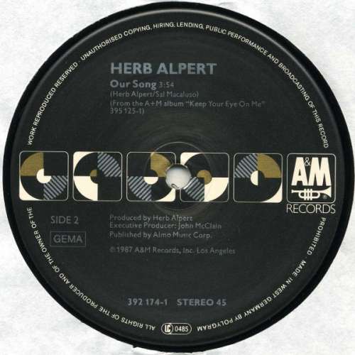 Herb Alpert Keep Your Eye On Me (12") Vinyl Schallplatten Shop