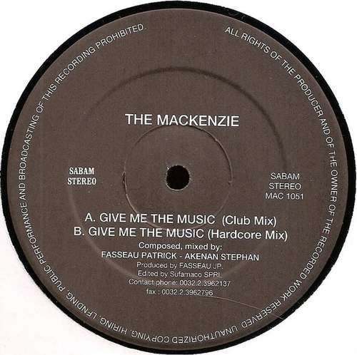 Cover The Mackenzie - Give Me The Music (12) Schallplatten Ankauf