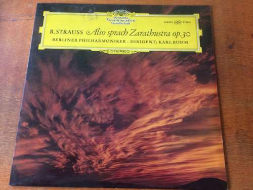 Cover R. Strauss* - Berliner Philharmoniker, Karl Böhm - Also Sprach Zarathustra, Op. 30 (LP) Schallplatten Ankauf