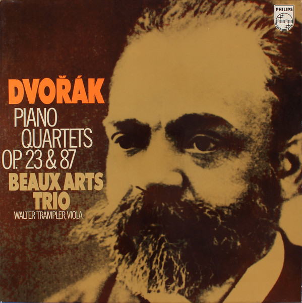 Cover Dvořák* - Beaux Arts Trio, Walter Trampler - Piano Quartets Op. 23 & 87 (LP) Schallplatten Ankauf