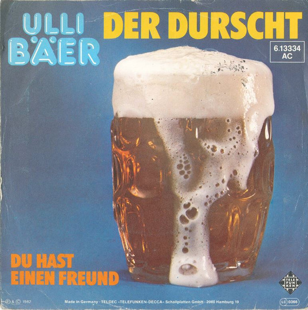 Cover Ulli Bäer - Der Durscht (7, Single) Schallplatten Ankauf