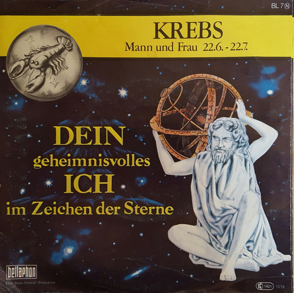 Cover Robert Bergmann, Irmentraud Seyfert - Krebs Mann und Frau 22.6.-22.7. (7, Single) Schallplatten Ankauf