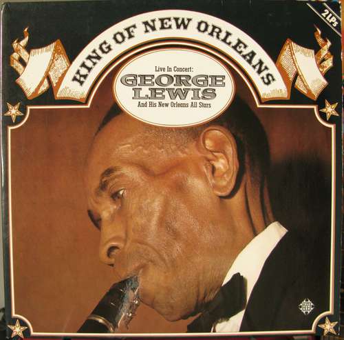 Cover George Lewis And His New Orleans All Stars - King Of New Orleans (2xLP, Gat) Schallplatten Ankauf