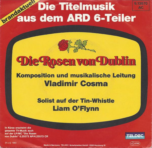 Cover Orchester Vladimir Cosma - Die Rosen Von Dublin (7, Single) Schallplatten Ankauf