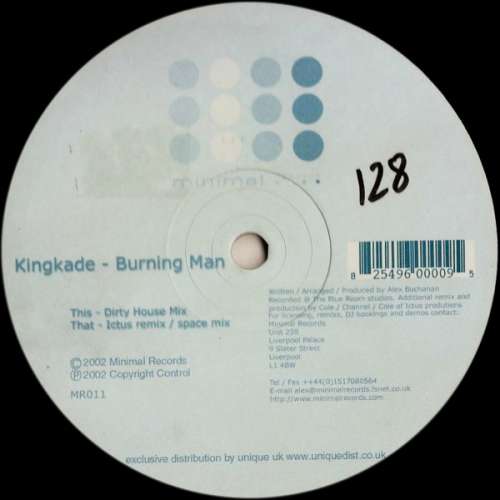 Cover Kingkade - Burning Man (12) Schallplatten Ankauf