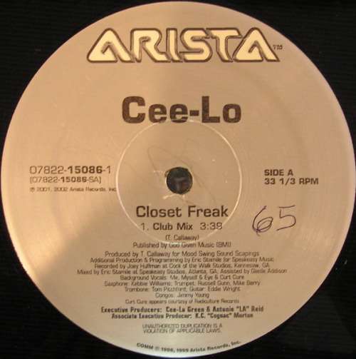 Cover Cee-Lo - Closet Freak (12) Schallplatten Ankauf