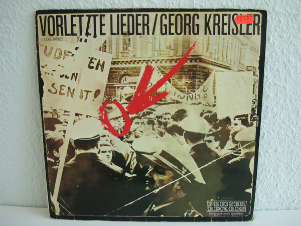 Cover Georg Kreisler - Vorletzte Lieder (LP, Album) Schallplatten Ankauf