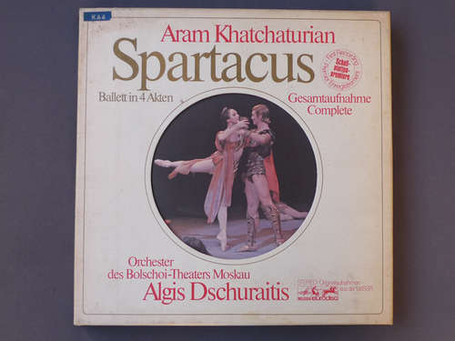 Cover Aram Khatchaturian – Orchester Des Bolshoi-Theaters Moskau*, Algis Dschuraitis* - Spartacus (4xLP, RE, S/Edition + Box) Schallplatten Ankauf