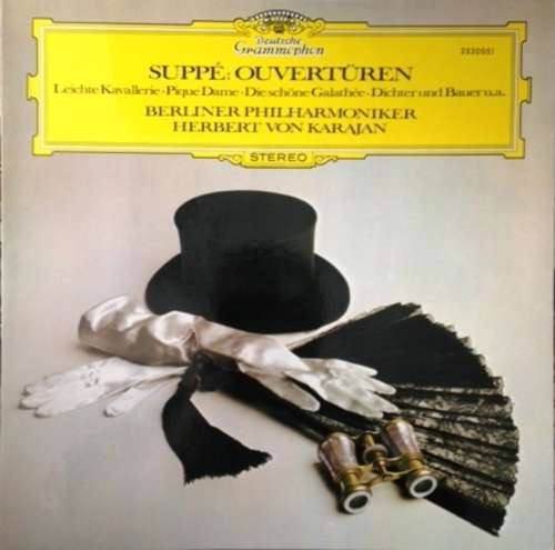Cover Suppé* - Berliner Philharmoniker, Herbert von Karajan - Ouvertüren - Leichte Kavallerie·Pique Dame·Die Schöne Galathée·Dichter Und Bauer U.A. (LP) Schallplatten Ankauf