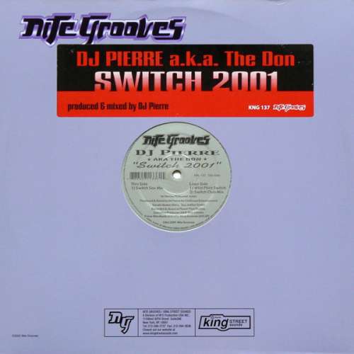 Cover DJ Pierre a.k.a. The Don - Switch 2001 (12) Schallplatten Ankauf