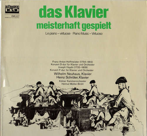 Cover Kölner Kammerorchester, Helmut Müller-Brühl, Wilhelm Neuhaus, Heinz Schröter - Das Klavier Meisterhaft Gespielt (LP, Comp) Schallplatten Ankauf