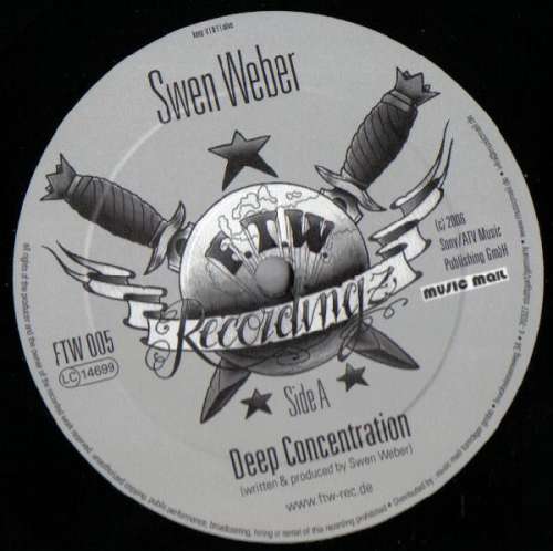 Cover Swen Weber - Deep Concentration / Insight (12) Schallplatten Ankauf