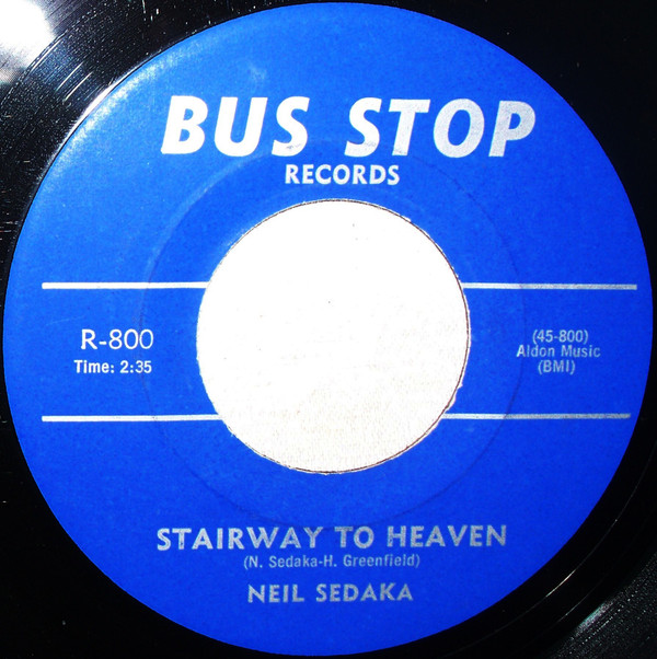 Cover Neil Sedaka - Stairway To Heaven / Run Samson Run (7) Schallplatten Ankauf