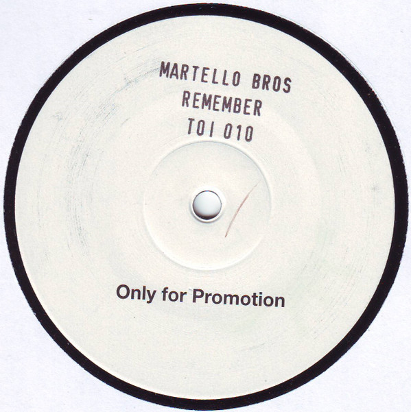Cover Martello Bros* - Remember (12, Promo) Schallplatten Ankauf