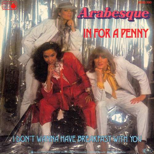 Cover Arabesque - In For A Penny (7, Single) Schallplatten Ankauf