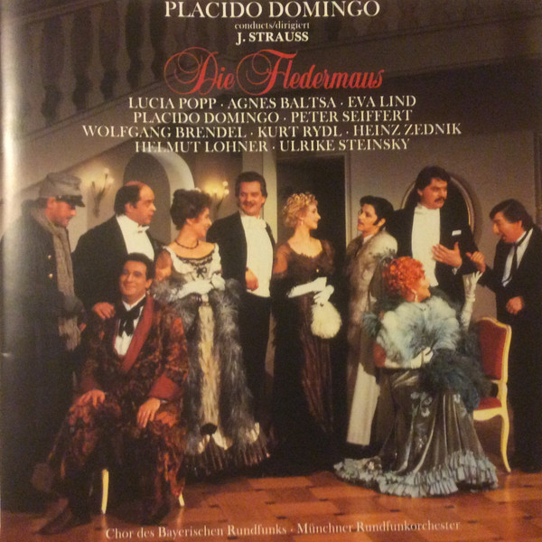 Cover Johann Strauss Jr., Placido Domingo - Die Fledermaus (2xLP, Box) Schallplatten Ankauf