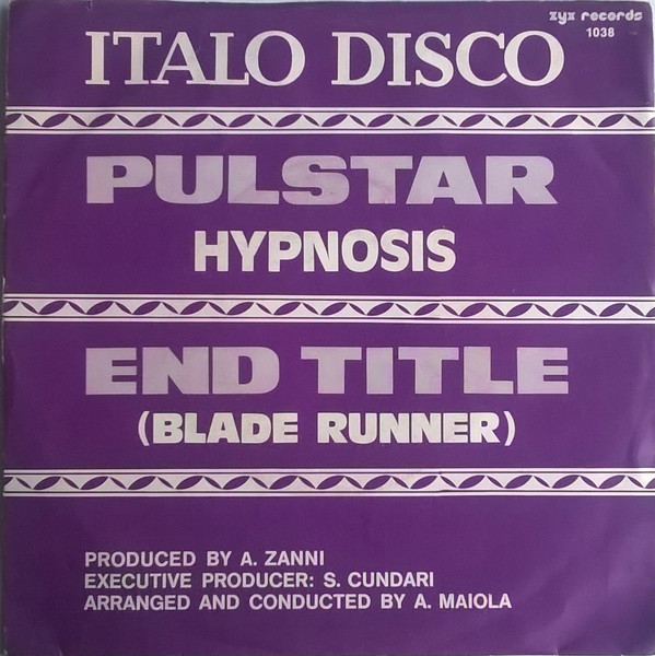 Cover Hypnosis* - Pulstar / End Title (Blade Runner) (7, Single, Yel) Schallplatten Ankauf