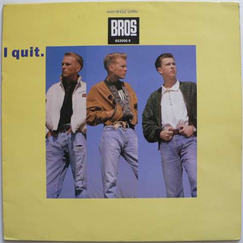 Cover Bros - I Quit (12, Maxi) Schallplatten Ankauf